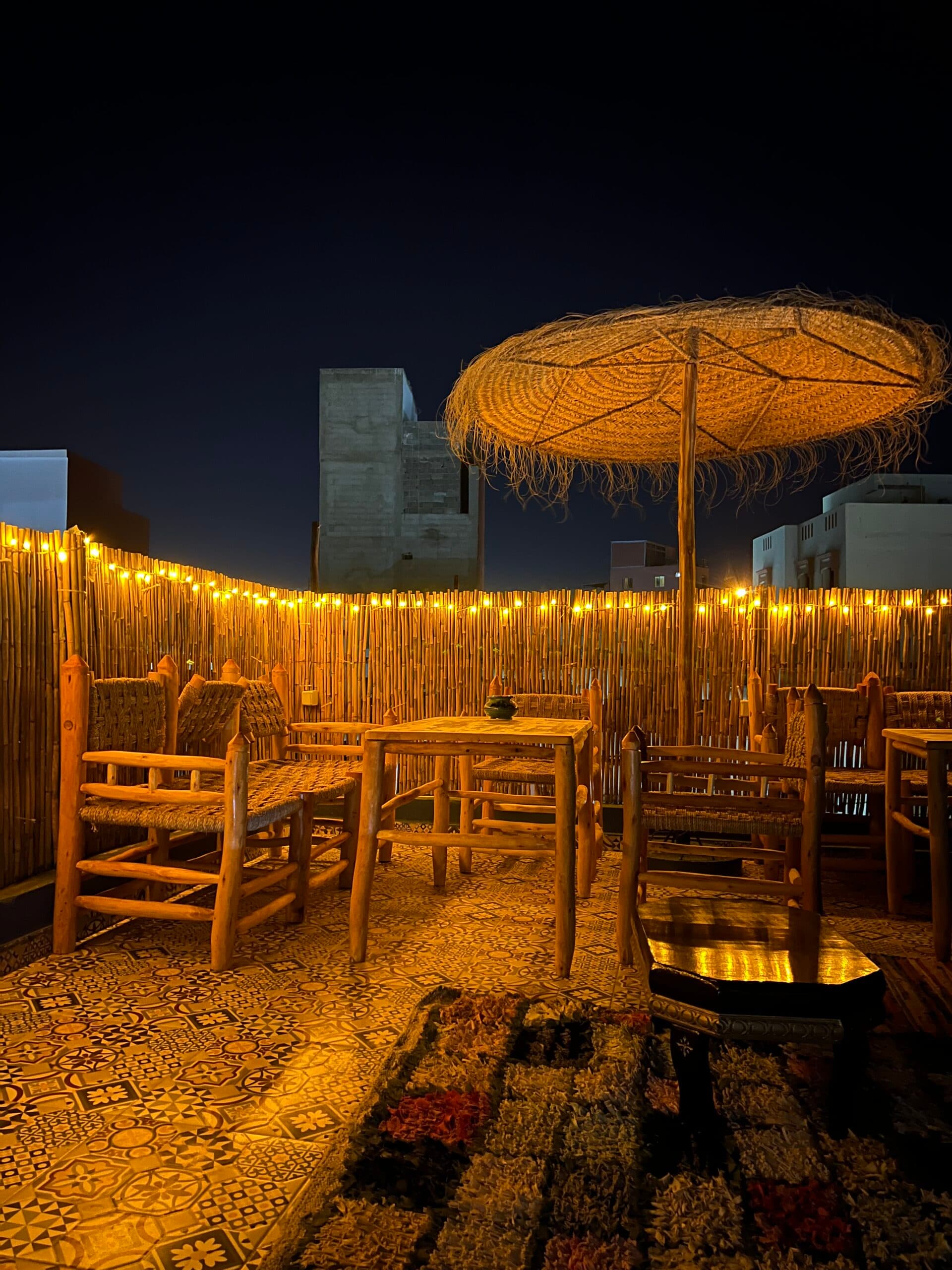 Blue Pearl rooftop Morocco